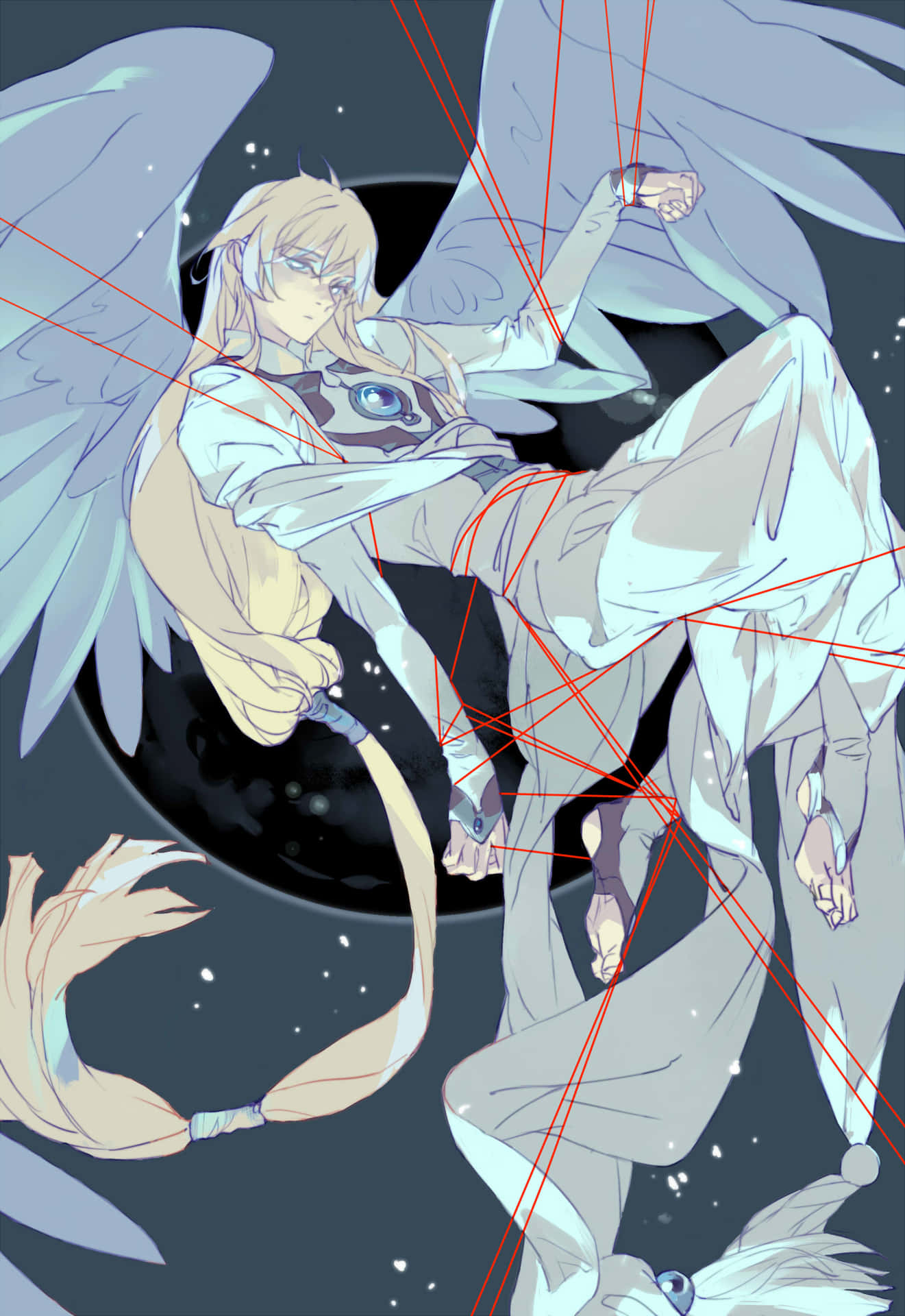 Mystical Moon Guardian, Yue, From Cardcaptor Sakura Series Wallpaper