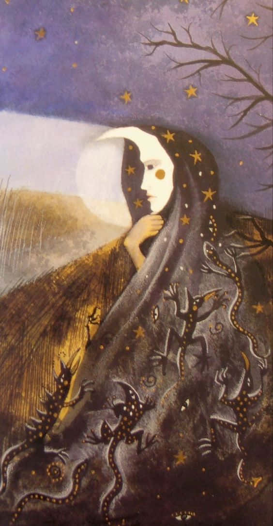 Mystical_ Night_ Shrouded_ Figure Wallpaper
