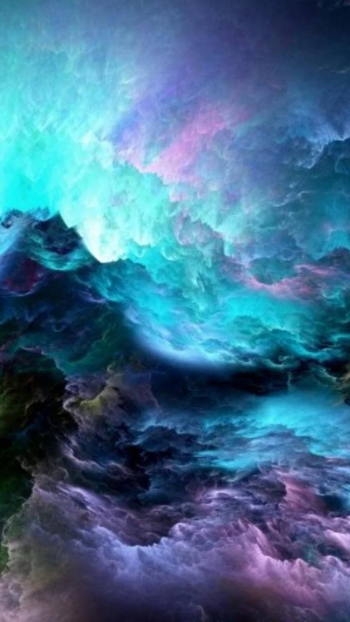 Mystical Psychedelic Cloudscape Wallpaper