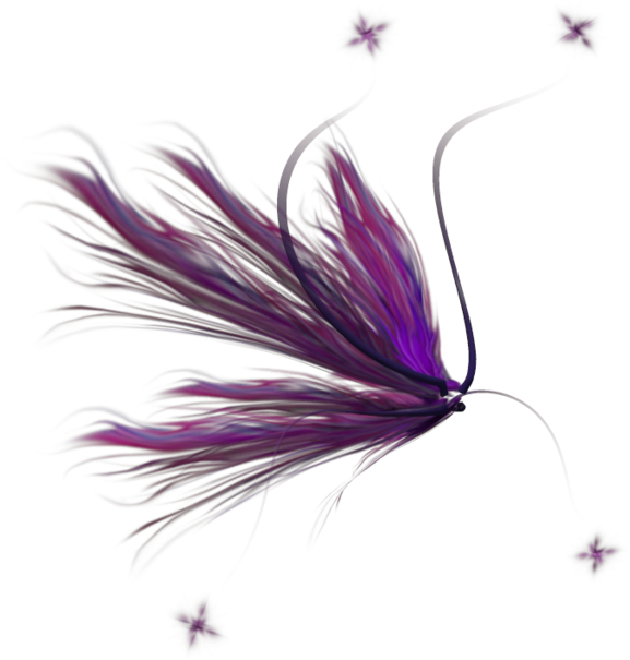 Mystical Purple Fairy Wings PNG