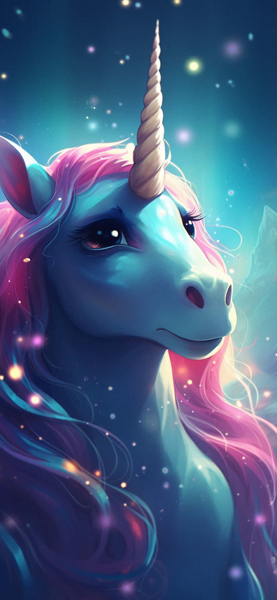 Mystical_ Unicorn_ Portrait Wallpaper