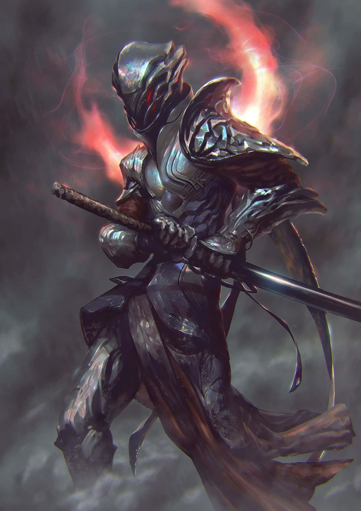 Mystical Warrior In Heroic Fantasy Wallpaper