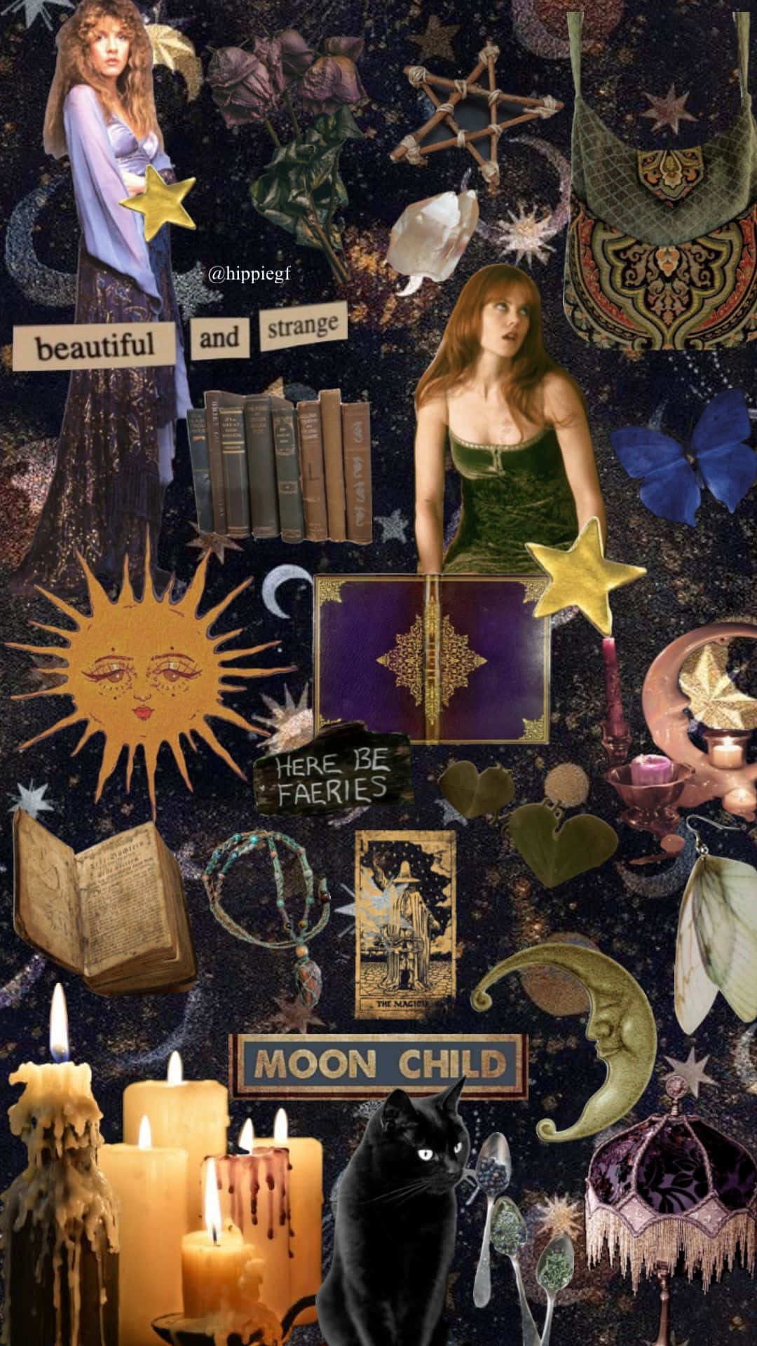 Mystical_ Witchcraft_ Collage Wallpaper