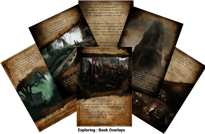 Mystical_ Adventure_ Book_ Pages PNG
