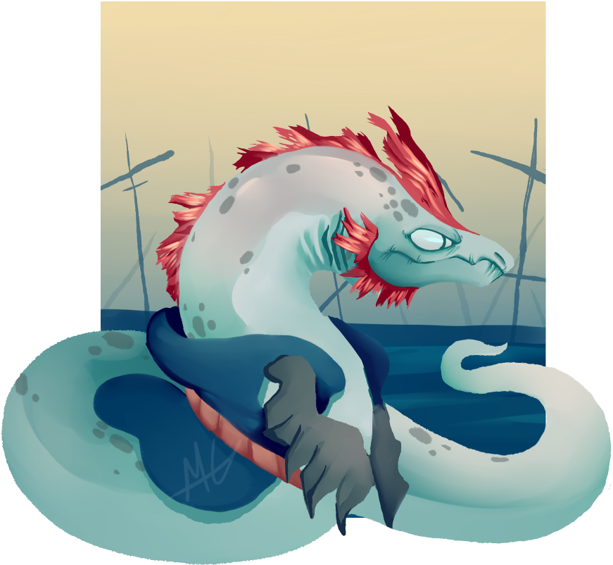 Mystical_ Aquatic_ Creature_ Artwork PNG