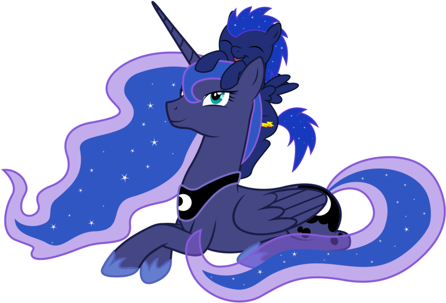 Mystical_ Night_ Pony_ Vector PNG