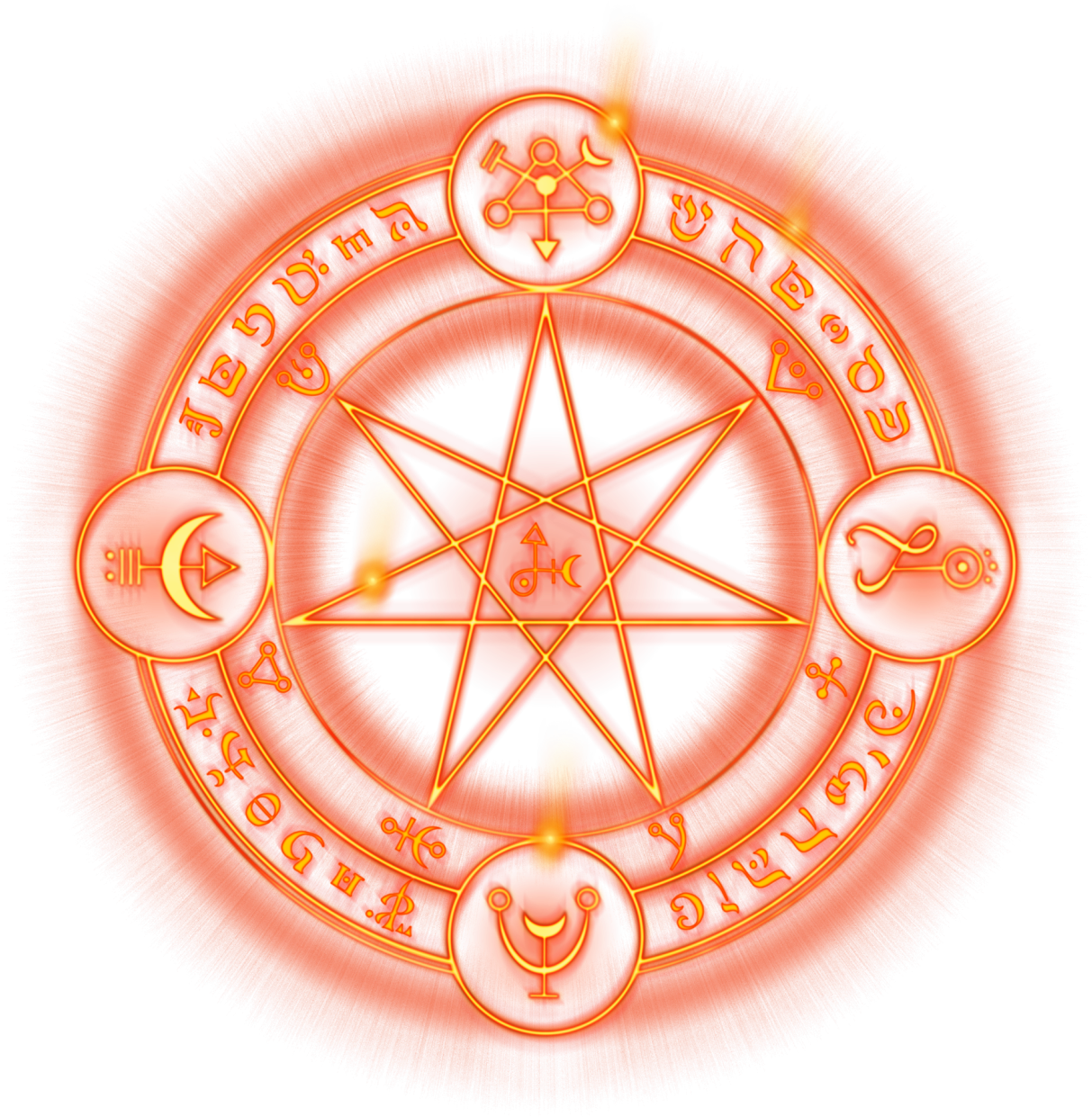 Mystical_ Pentagram_ Seal PNG