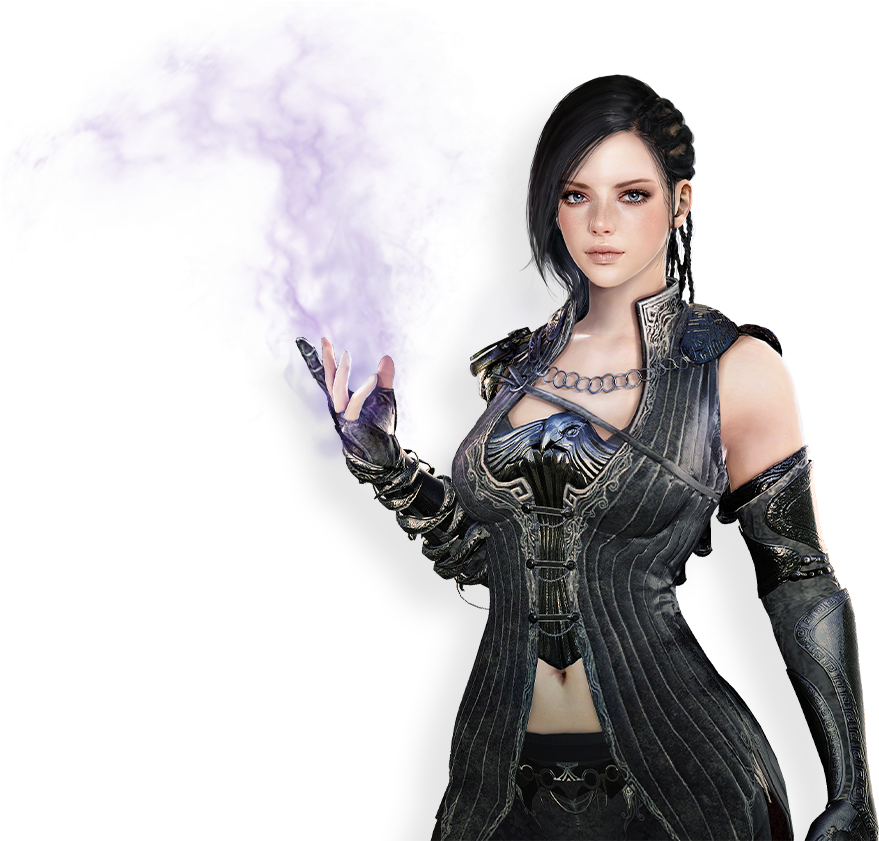 Mystical_ Sorceress_with_ Purple_ Energy PNG