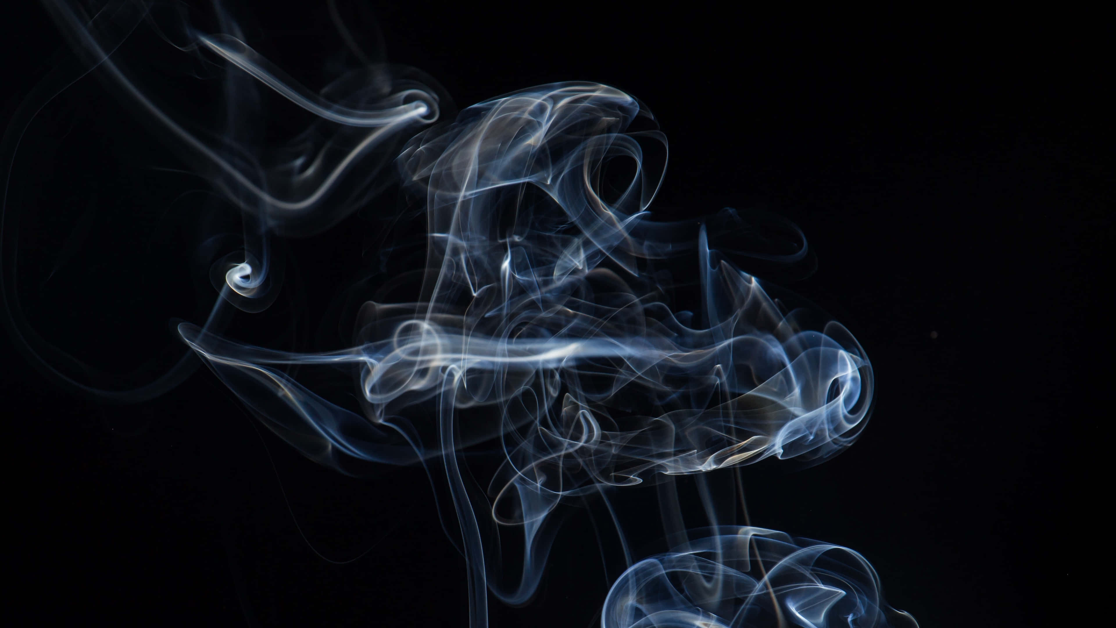 Mystifying 4k Smoke Pattern Wallpaper