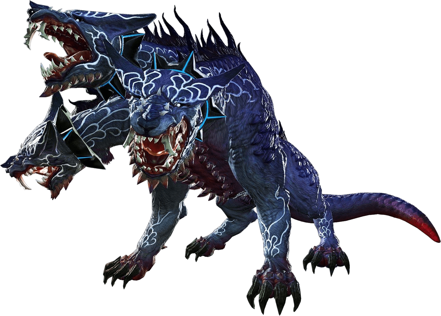 Mythical Cerberus Three Headed Beast.png PNG