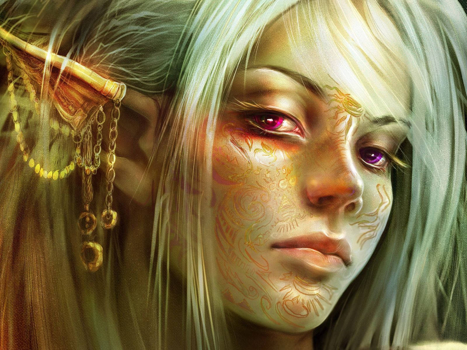 Mythical Creature Beautiful Elf Wallpaper
