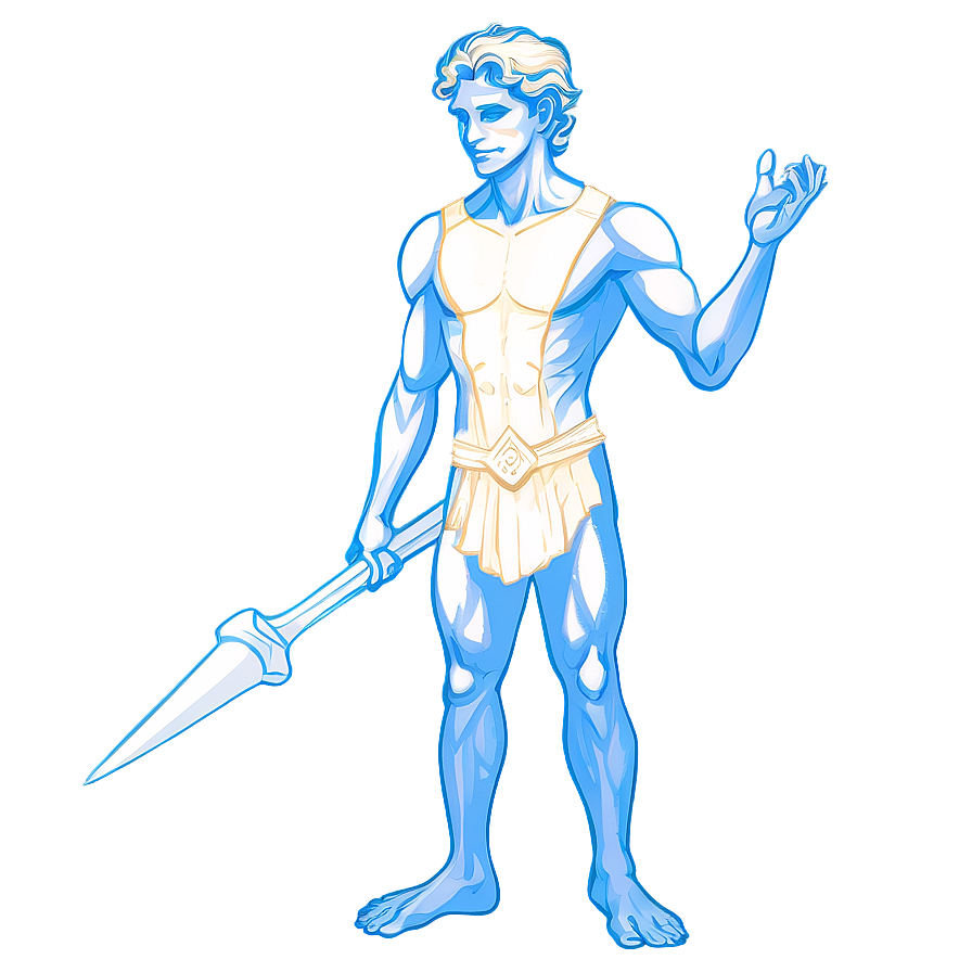 Mythical Figure Sketch Png 06242024 PNG