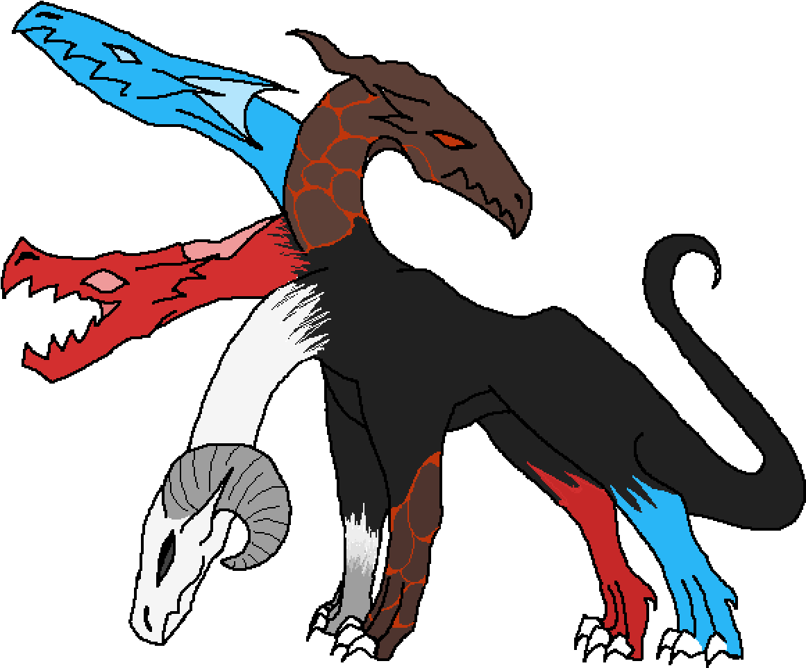 Mythical Hydra Illustration.png PNG