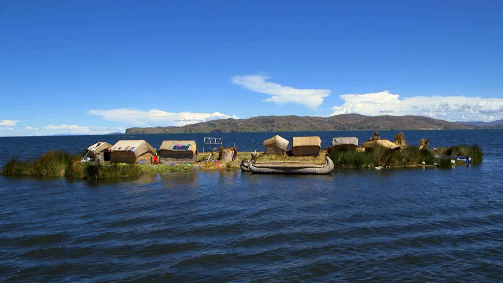 Isolemitiche Del Lago Titicaca Sfondo