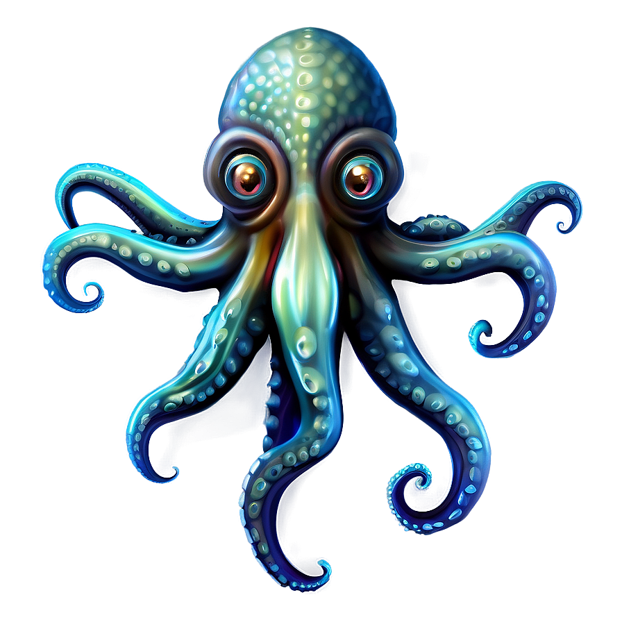 Mythical Kraken Squid Png 05242024 PNG
