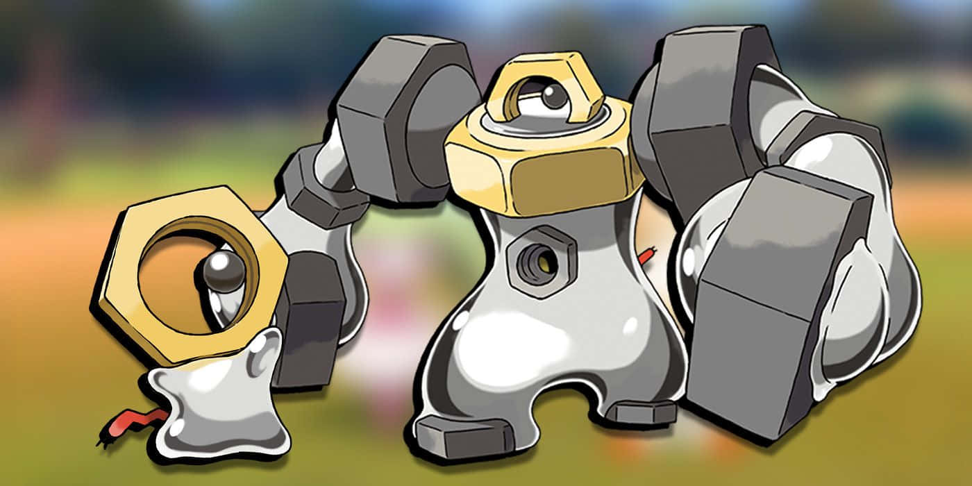 Mythical Meltan And Powerful Melmetal Wallpaper