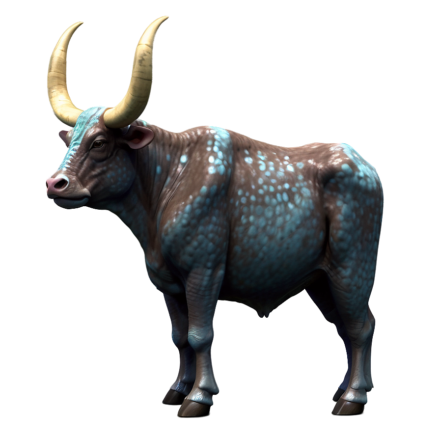 Mythical Ox Creature Png 06242024 PNG