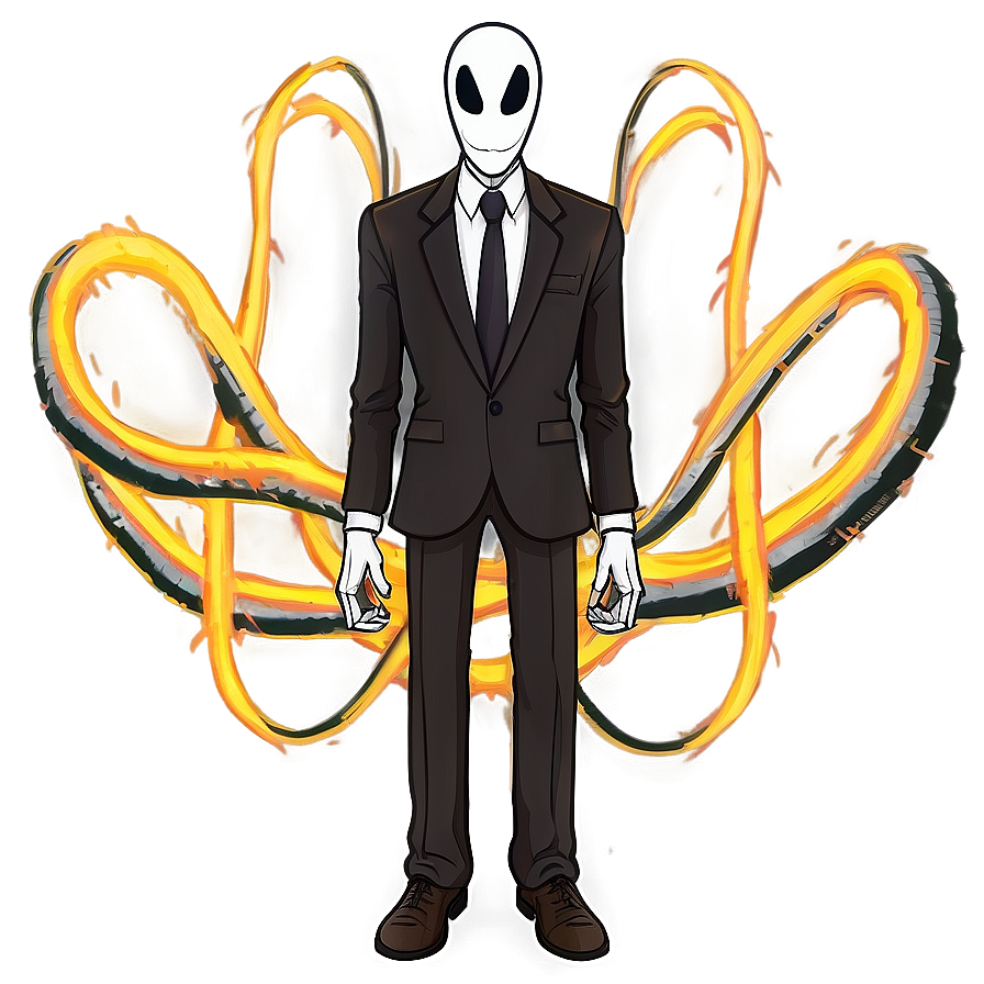 Download Mythical Slender Man Drawing Png 33 | Wallpapers.com