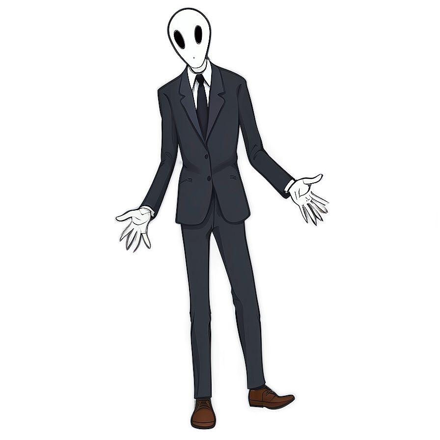 Download Mythical Slender Man Drawing Png 88 | Wallpapers.com