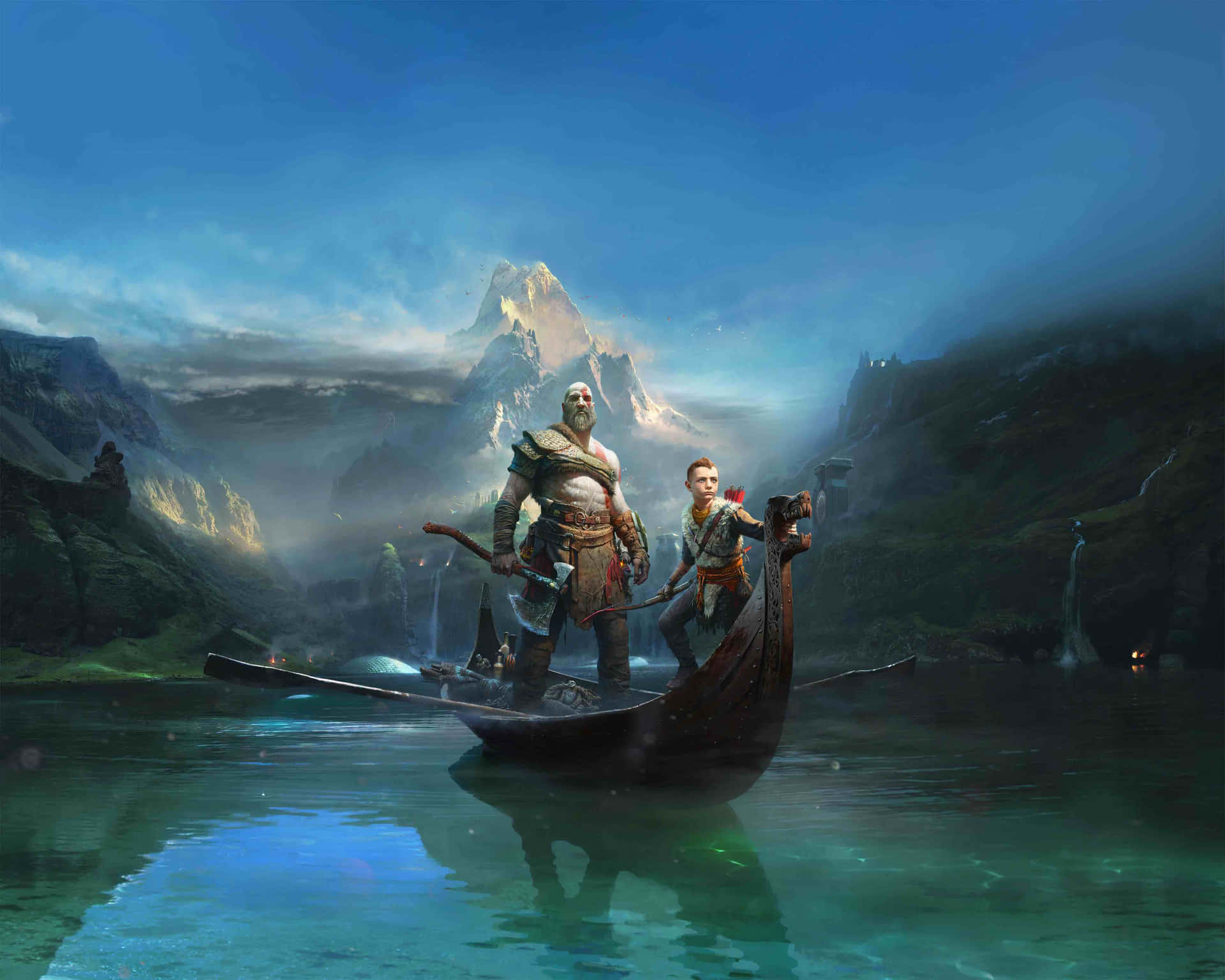 Mythical Voyage_ Fantasy Game Artwork Wallpaper