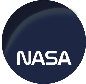 N A S A Logo Blue Background PNG