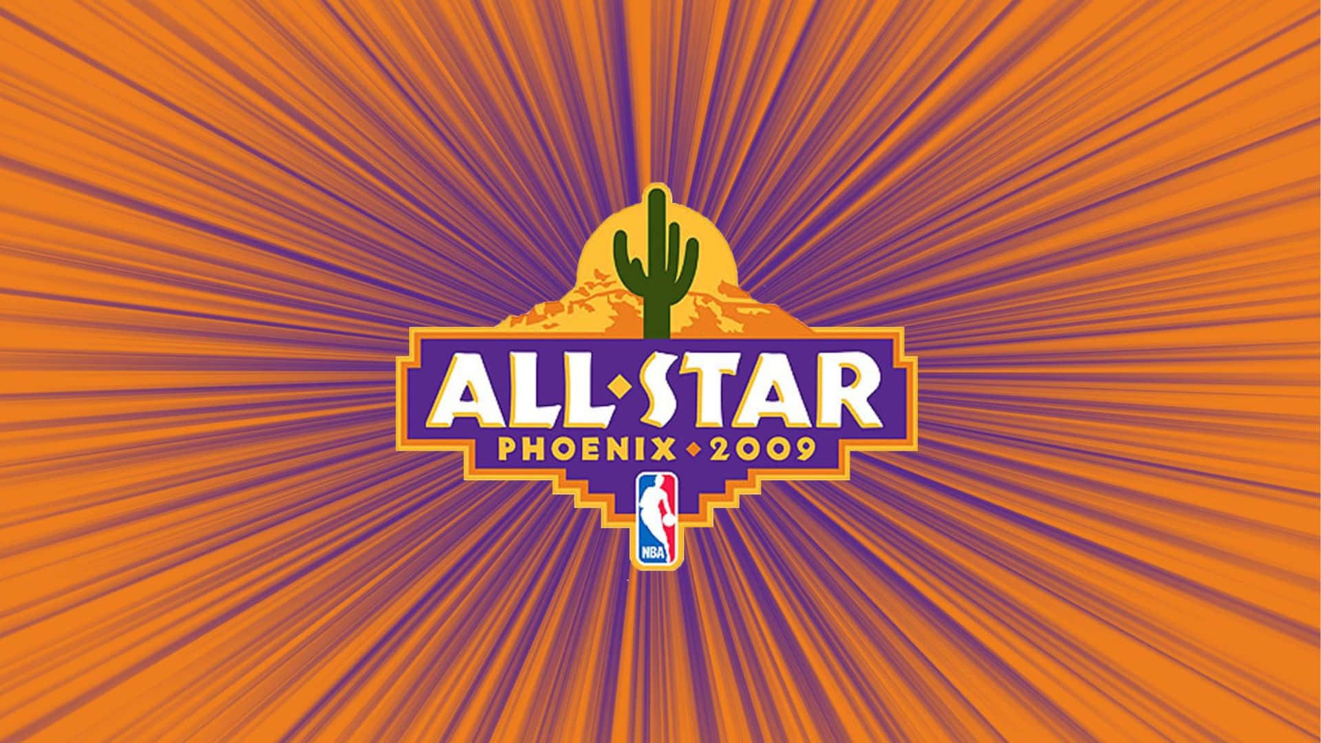 N B A All Star2009 Phoenix Logo Wallpaper