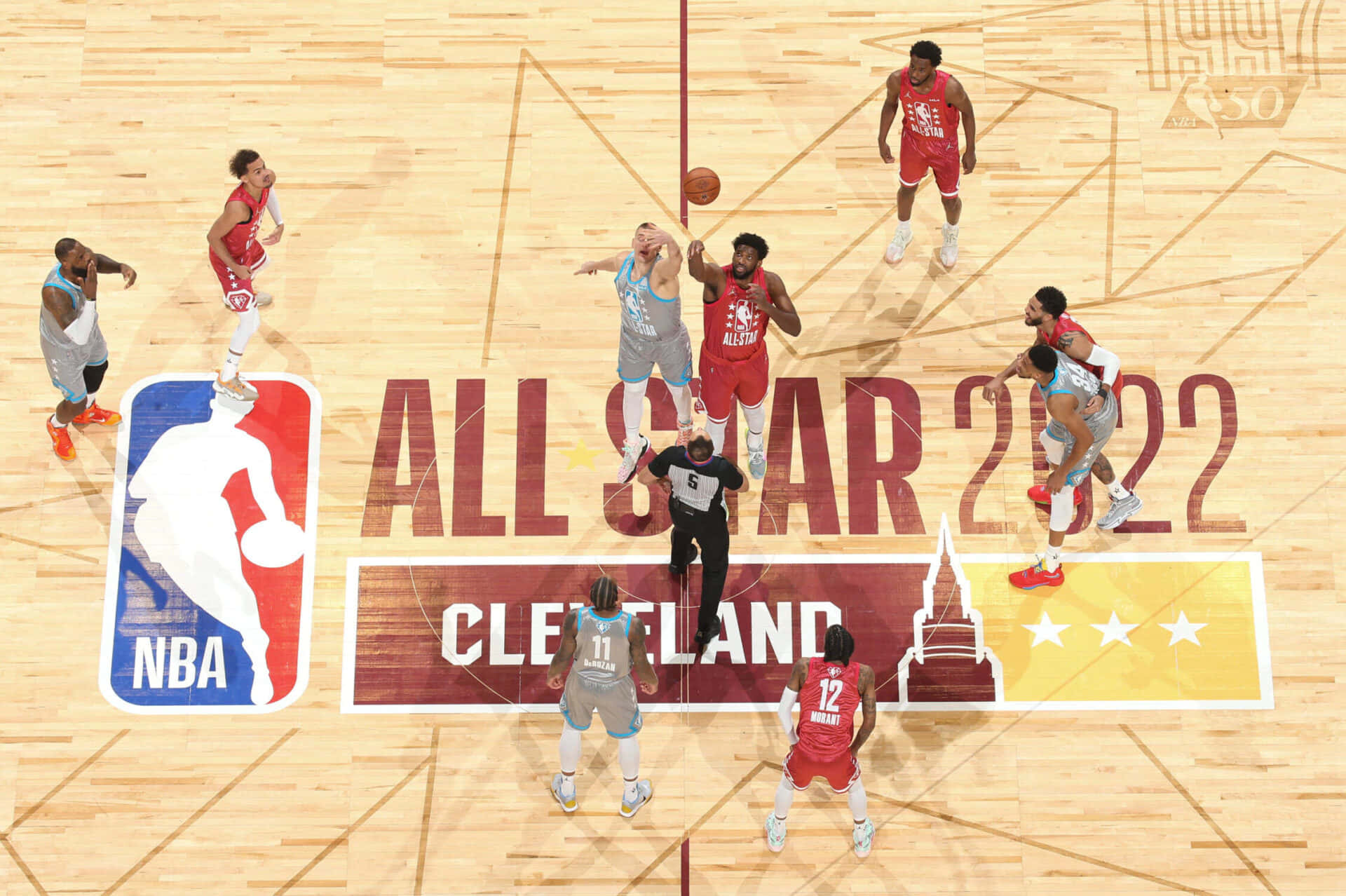 N B A All Star2022 Game Action Wallpaper
