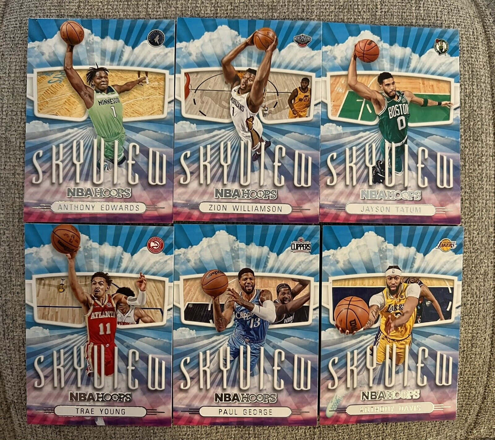N B A Hoops Skyview Cards Collection Wallpaper