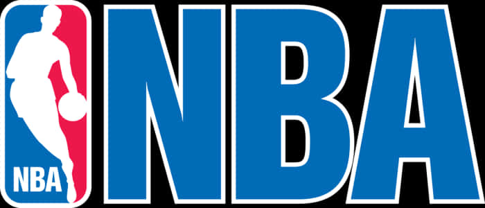 N B A Logo Blueand Red PNG
