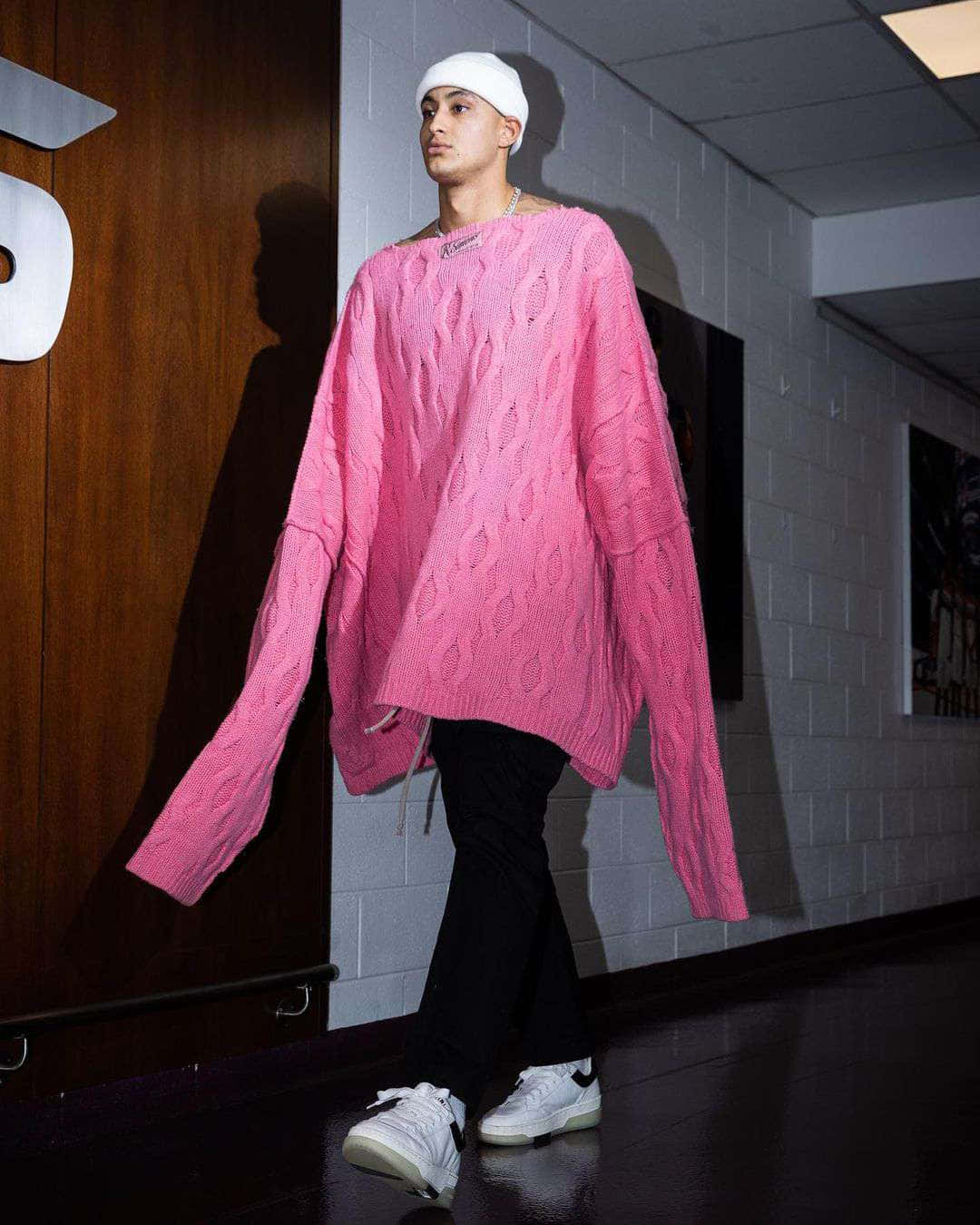 Pemain Nba Sweater Oversized Pink Fashion Wallpaper