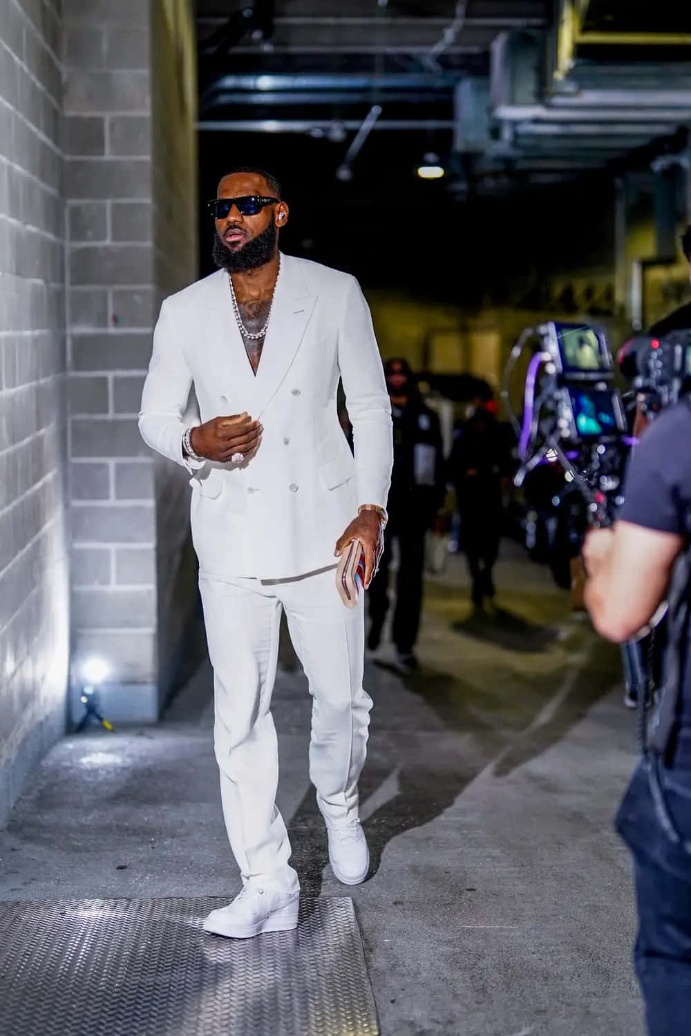 Pemain Nba Fashion Setelan Putih Wallpaper