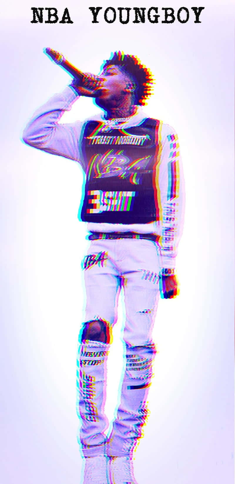 N B A Youngboy Aesthetic Pose Wallpaper