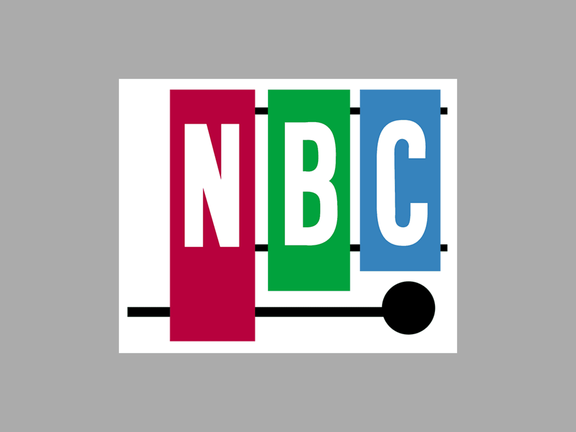 N B C Logo Classic Design PNG
