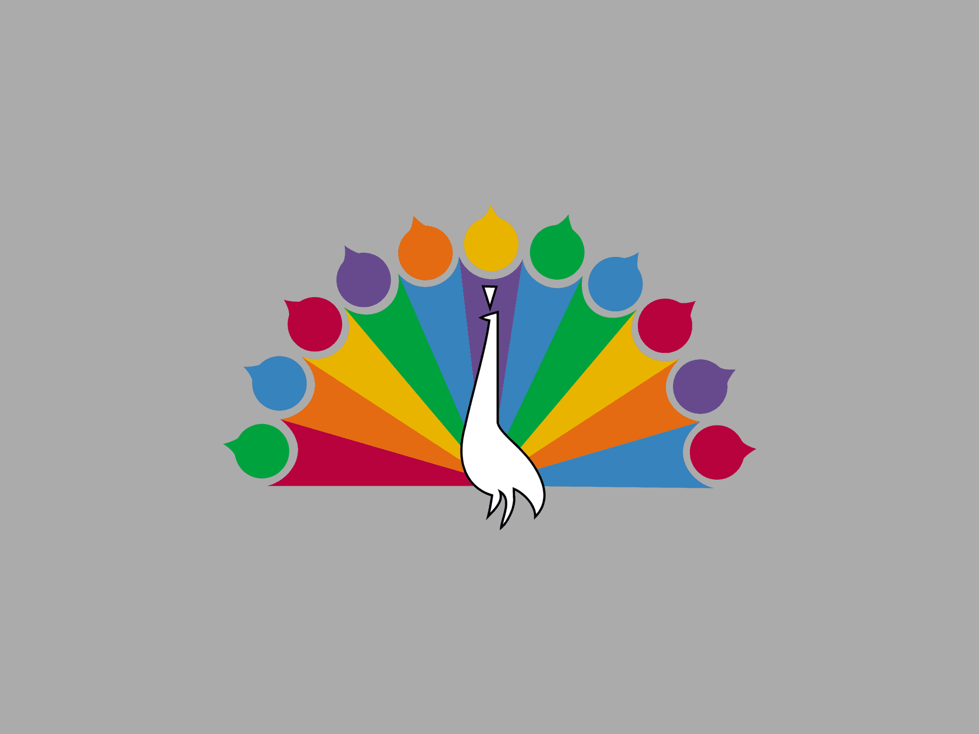 N B C Peacock Logo Design PNG