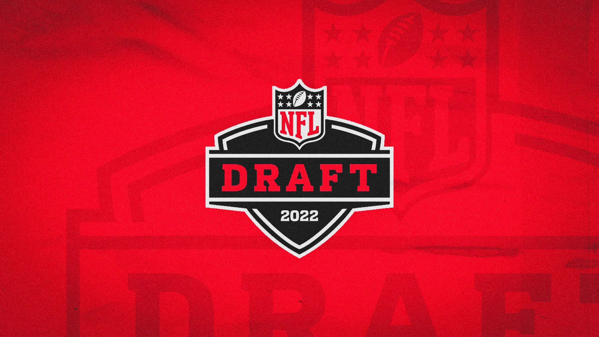 Logo Du Draft Nfl 2022 Fond Rouge Fond d'écran