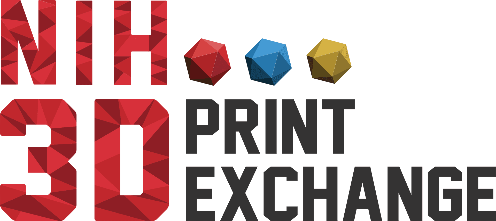 N I H3 D Print Exchange Logo PNG