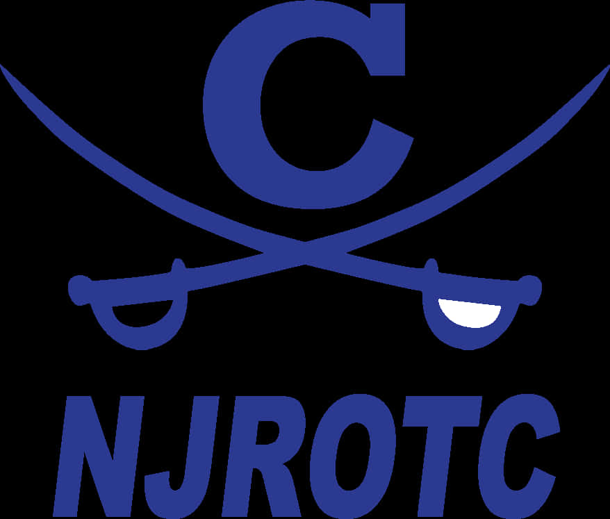 N J R O T C Logo Blueand Black PNG