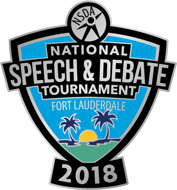 N S D A Speech Debate Tournament2018 Logo PNG