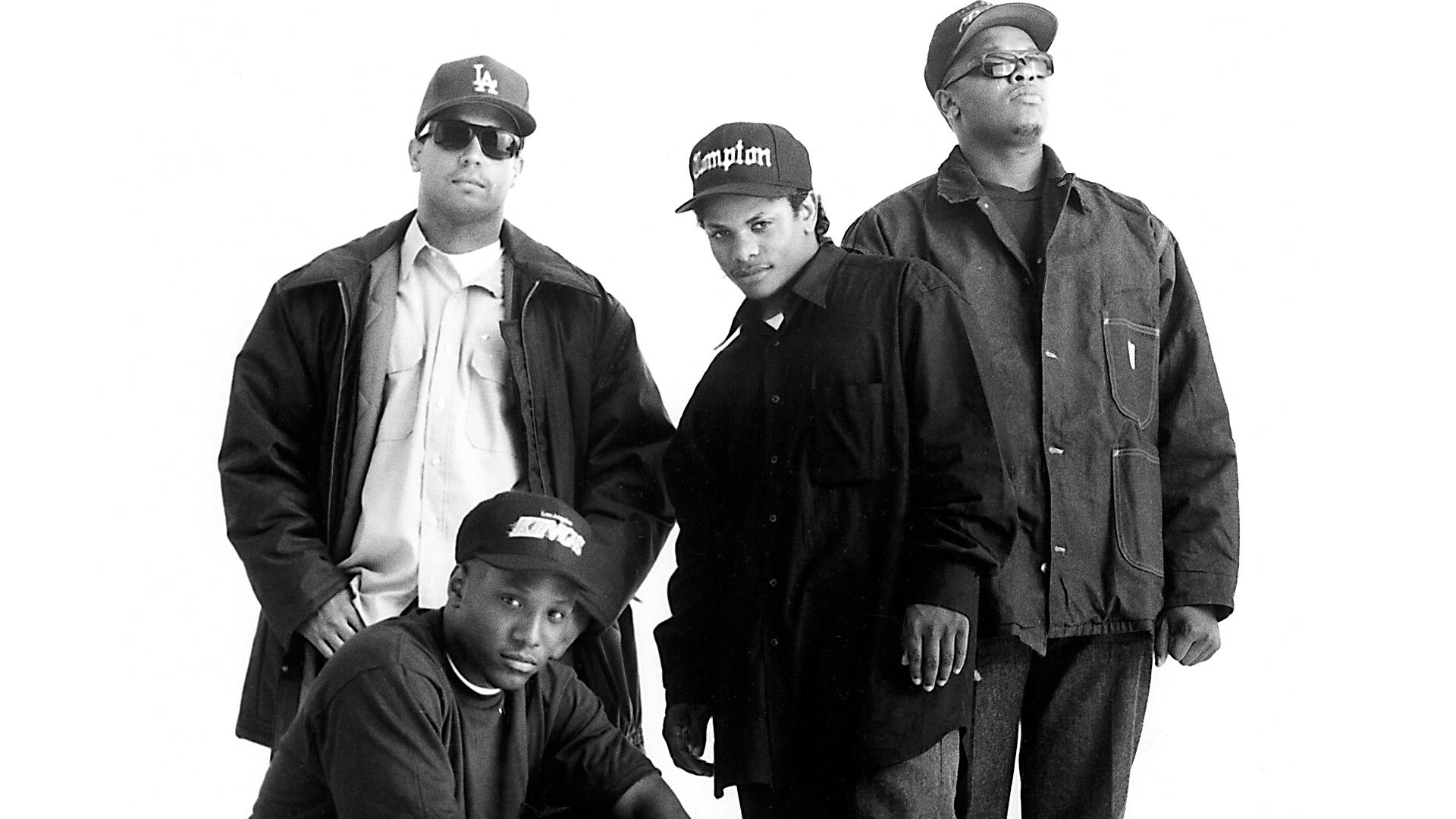 N.w.a. Rap Group 1990 Los Angeles Times Wallpaper