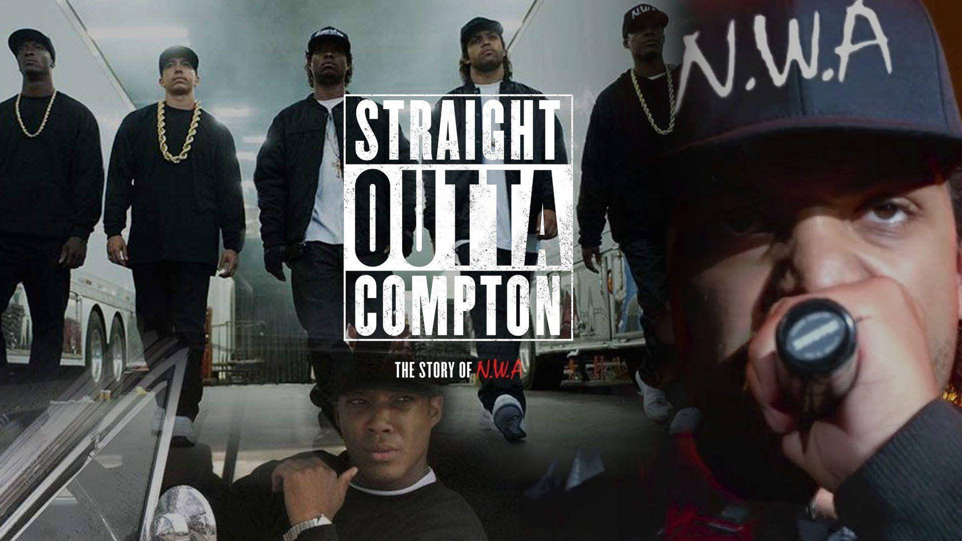 Nw.a. Straight Outta Compton Mix Poster Kunst. Wallpaper