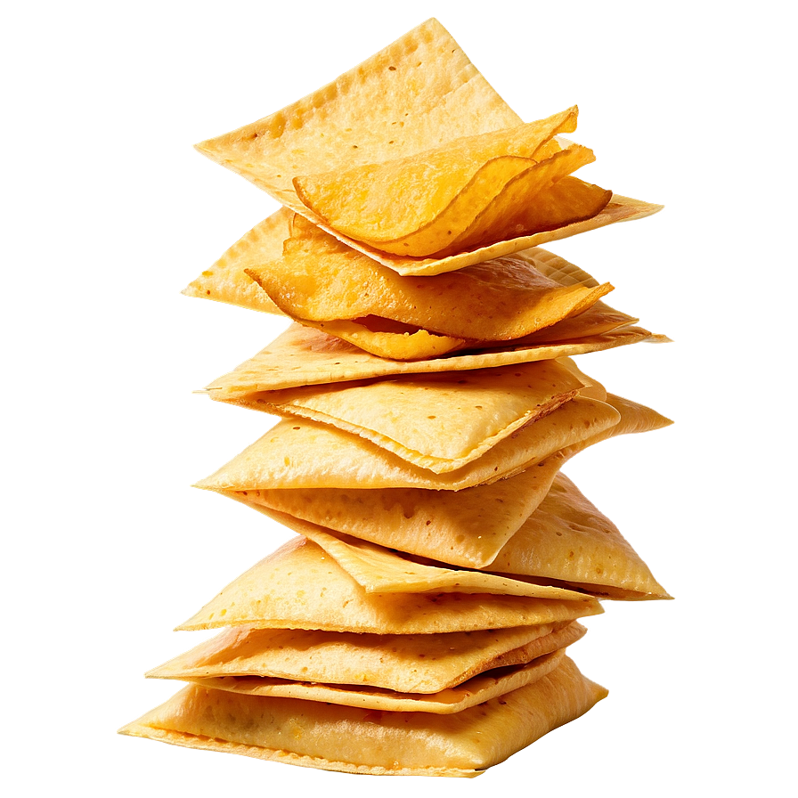 Nacho Chips Stack Png 06252024 PNG