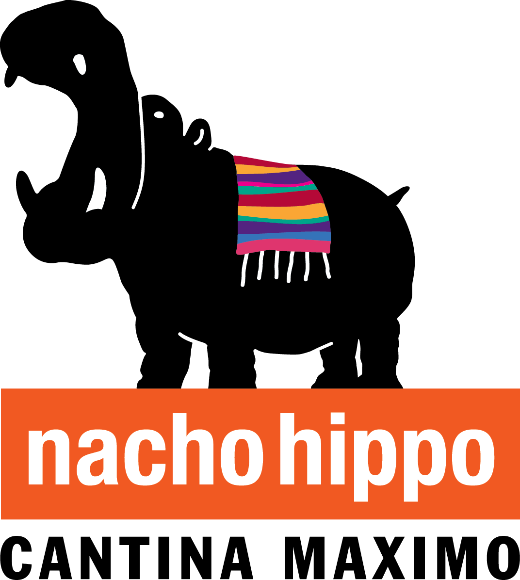 Nacho Hippo Cantina Maximo Logo PNG