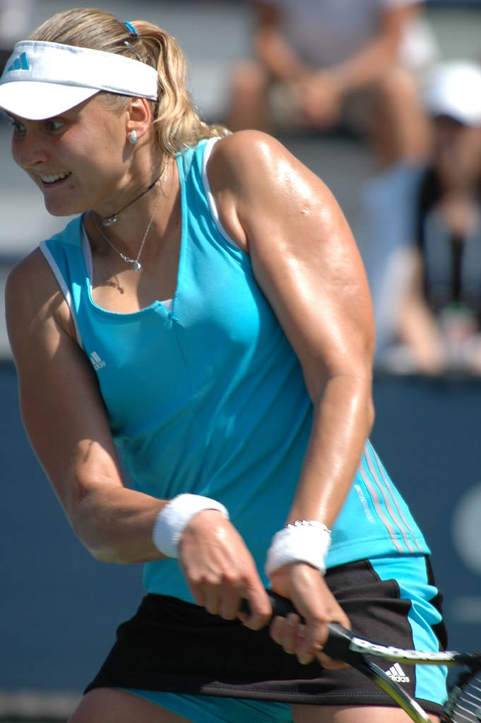 Nadia Petrova Racket Down Position Wallpaper