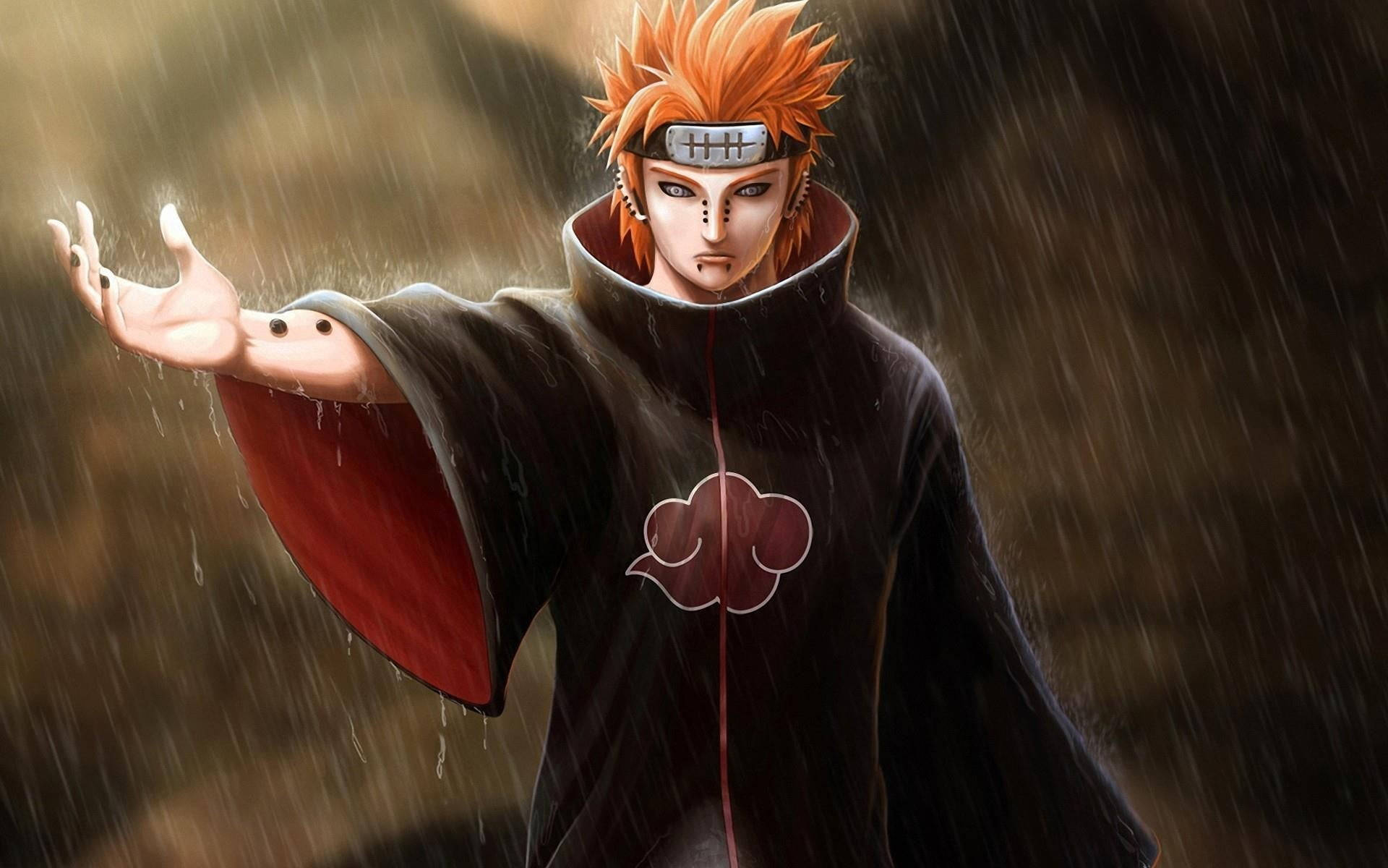 Nagato Naruto Pain In The Rain Background