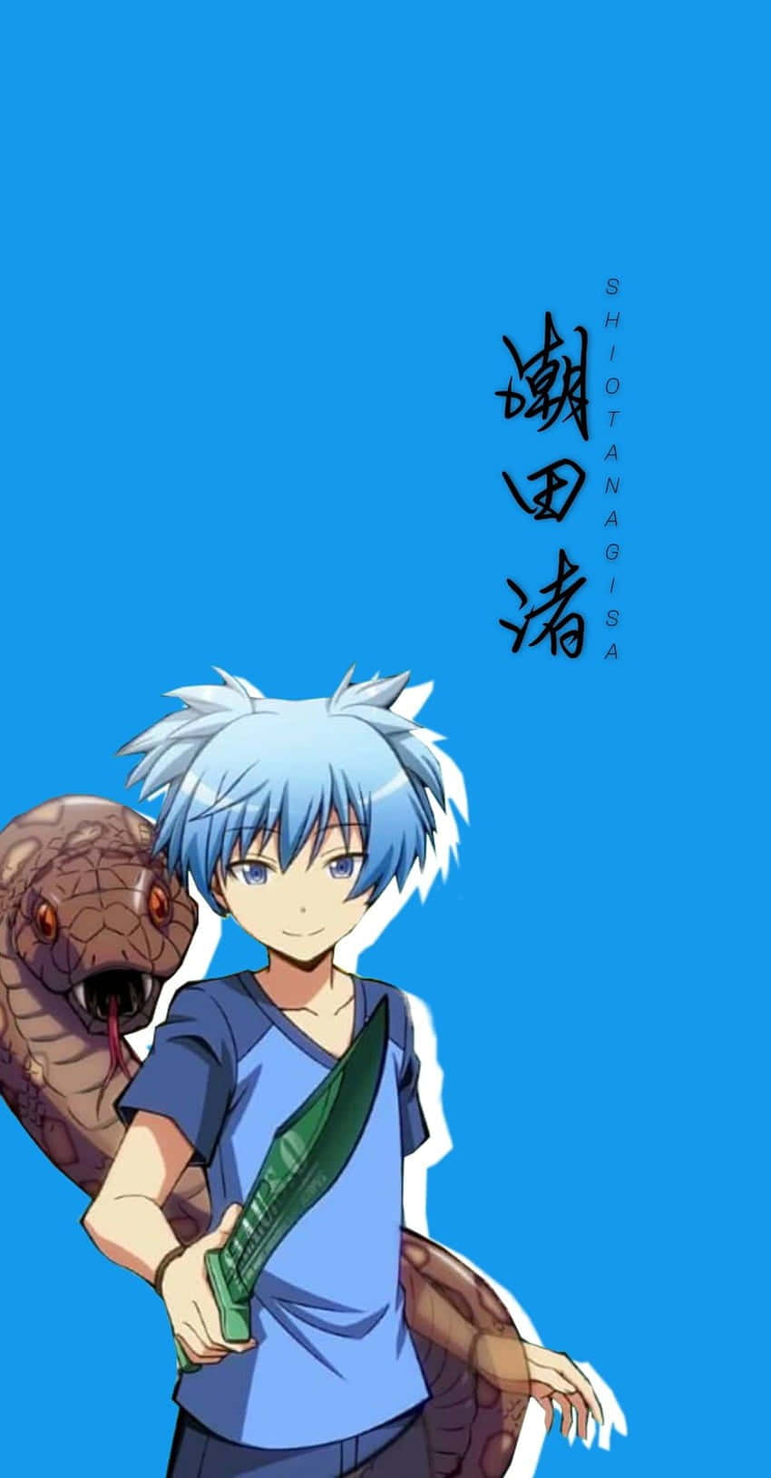 Nagisa Shiota Poised For Action In Assassination Classroom Anime Wallpaper