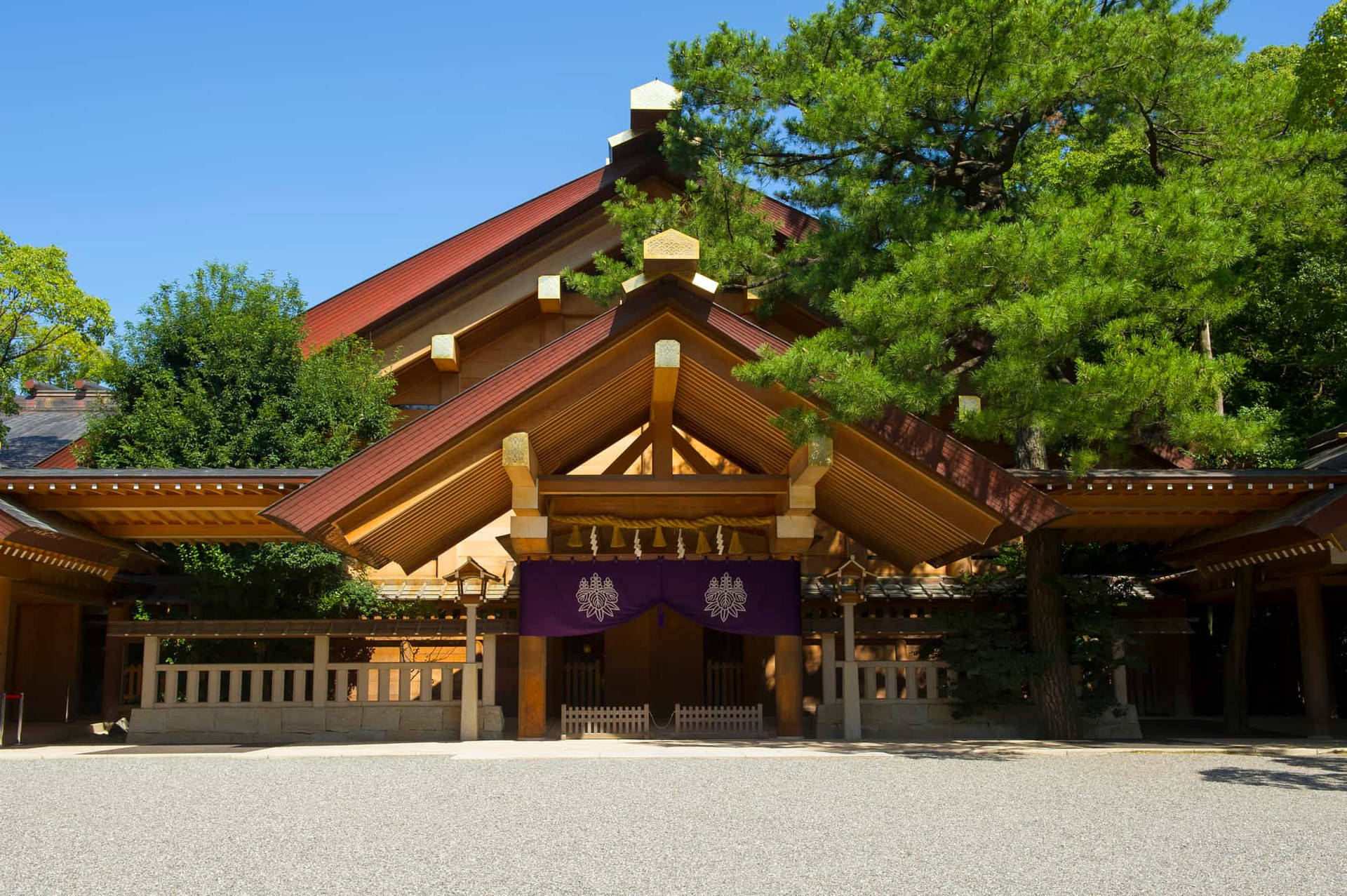 Santuario Di Nagoya Atsuta Sfondo