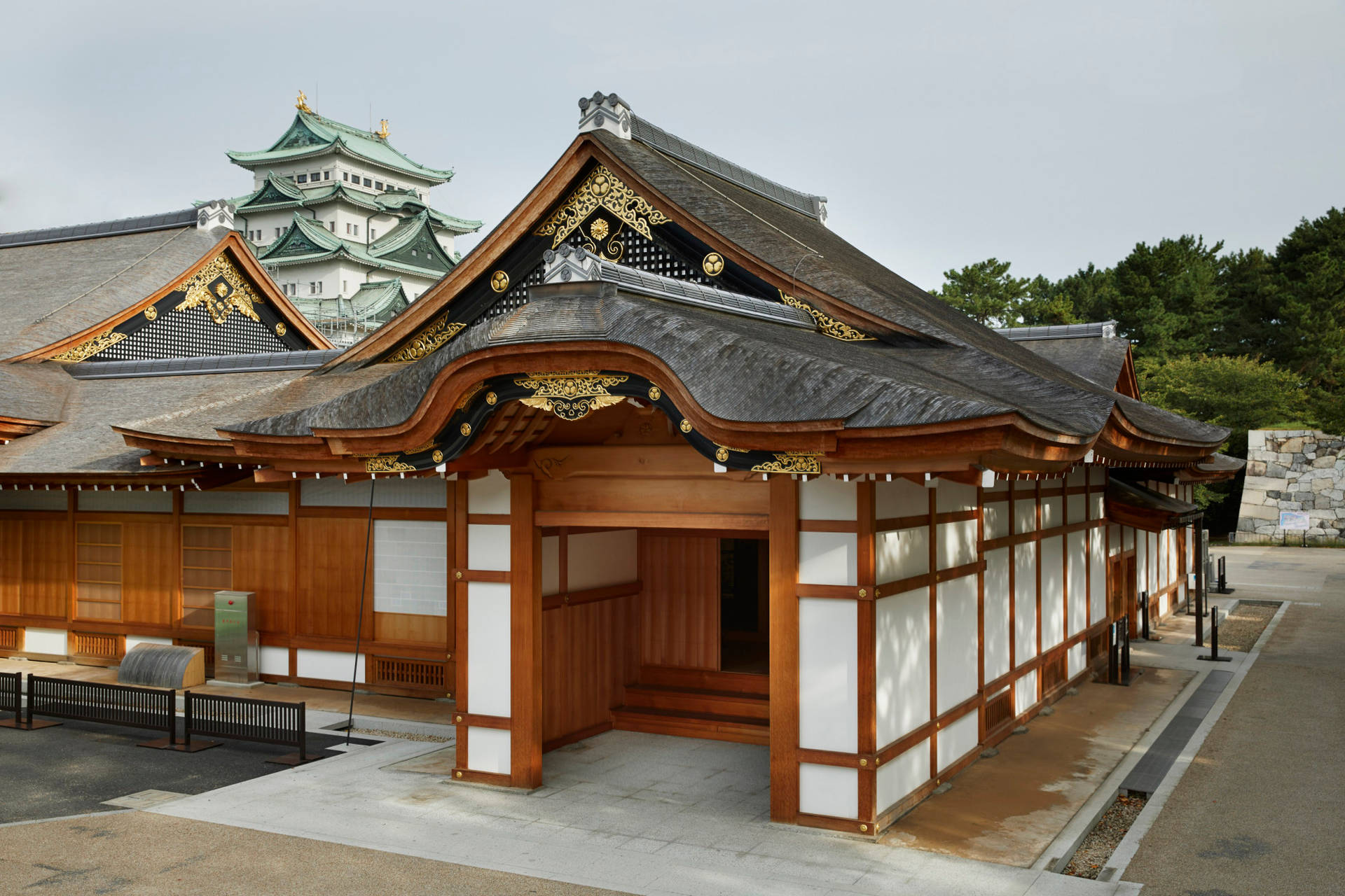 Palazzo Di Nagoya Honmaru Goten Sfondo