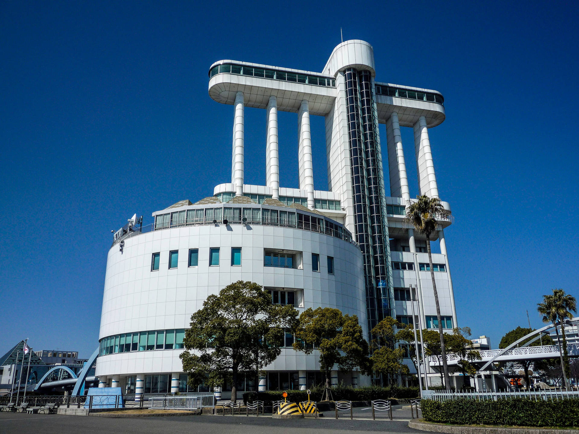 Edifício Do Porto Público De Nagoya Papel de Parede