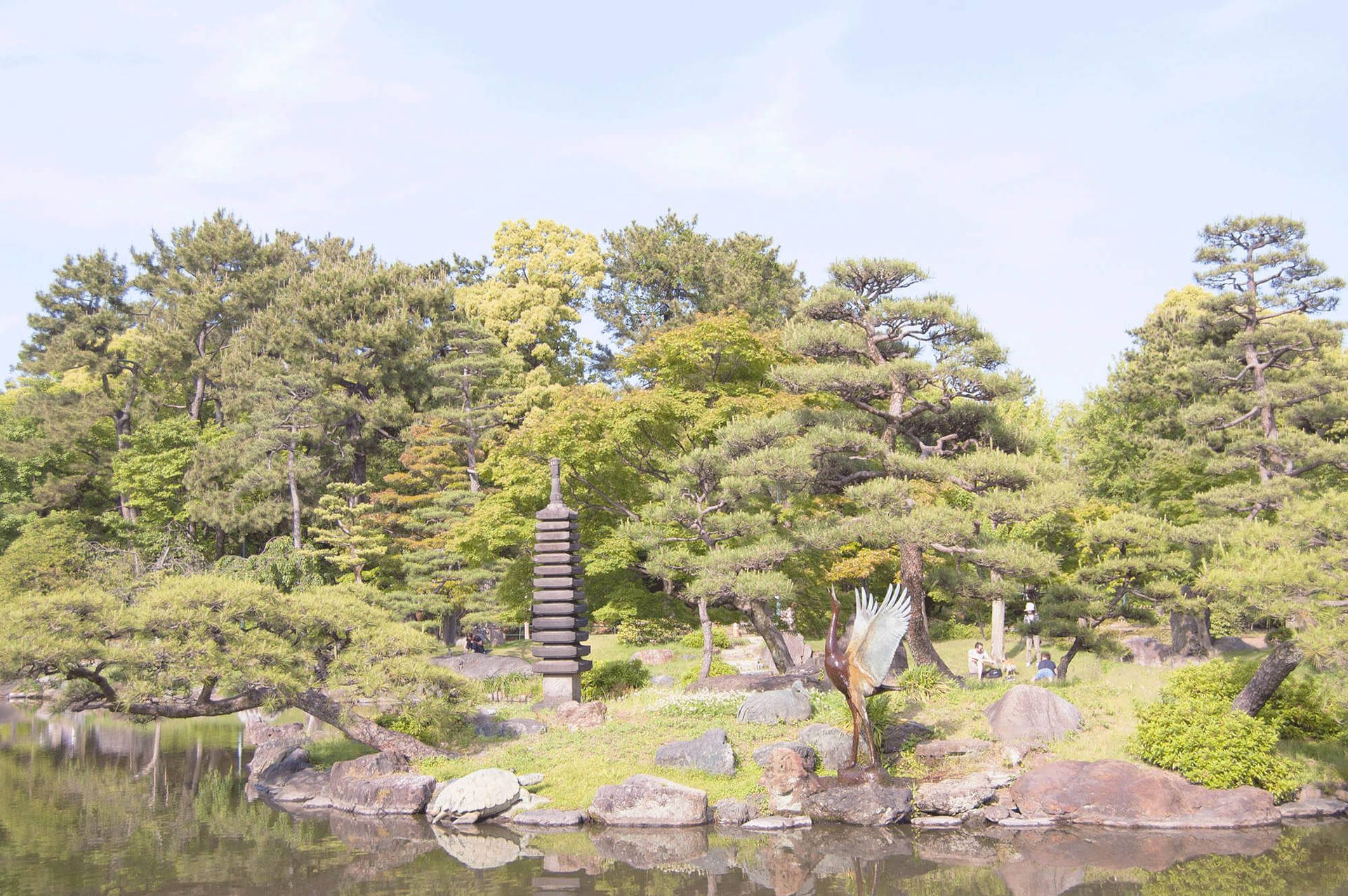 Jardim Zen De Nagoya Papel de Parede