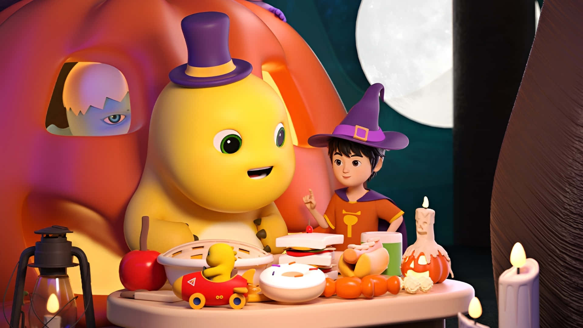 Fiesta De Halloween De Nailoong Fondo de pantalla